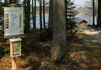 Neues Schild am Hartsee bei Eggstätt